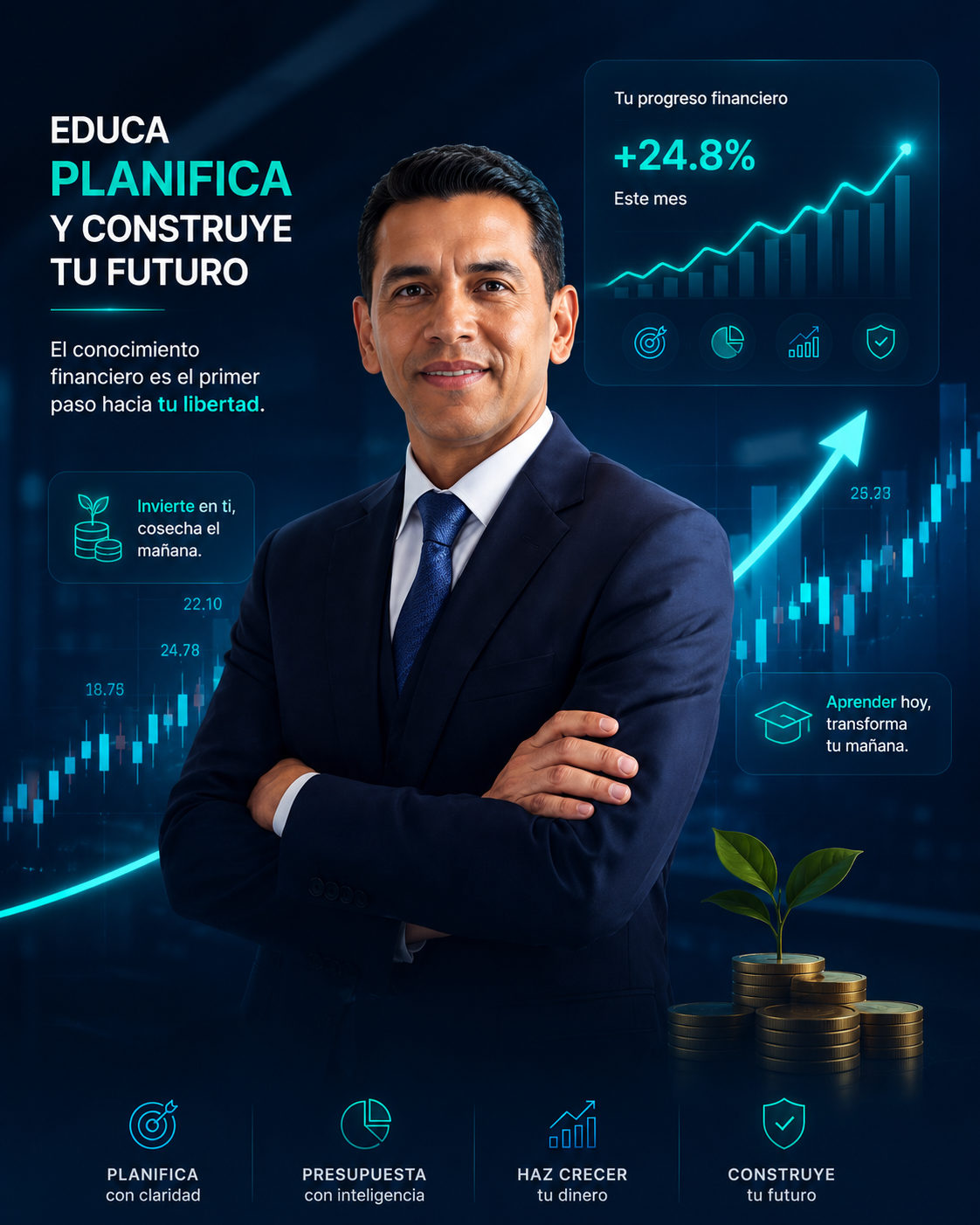 Imagen financiera en alta resolución