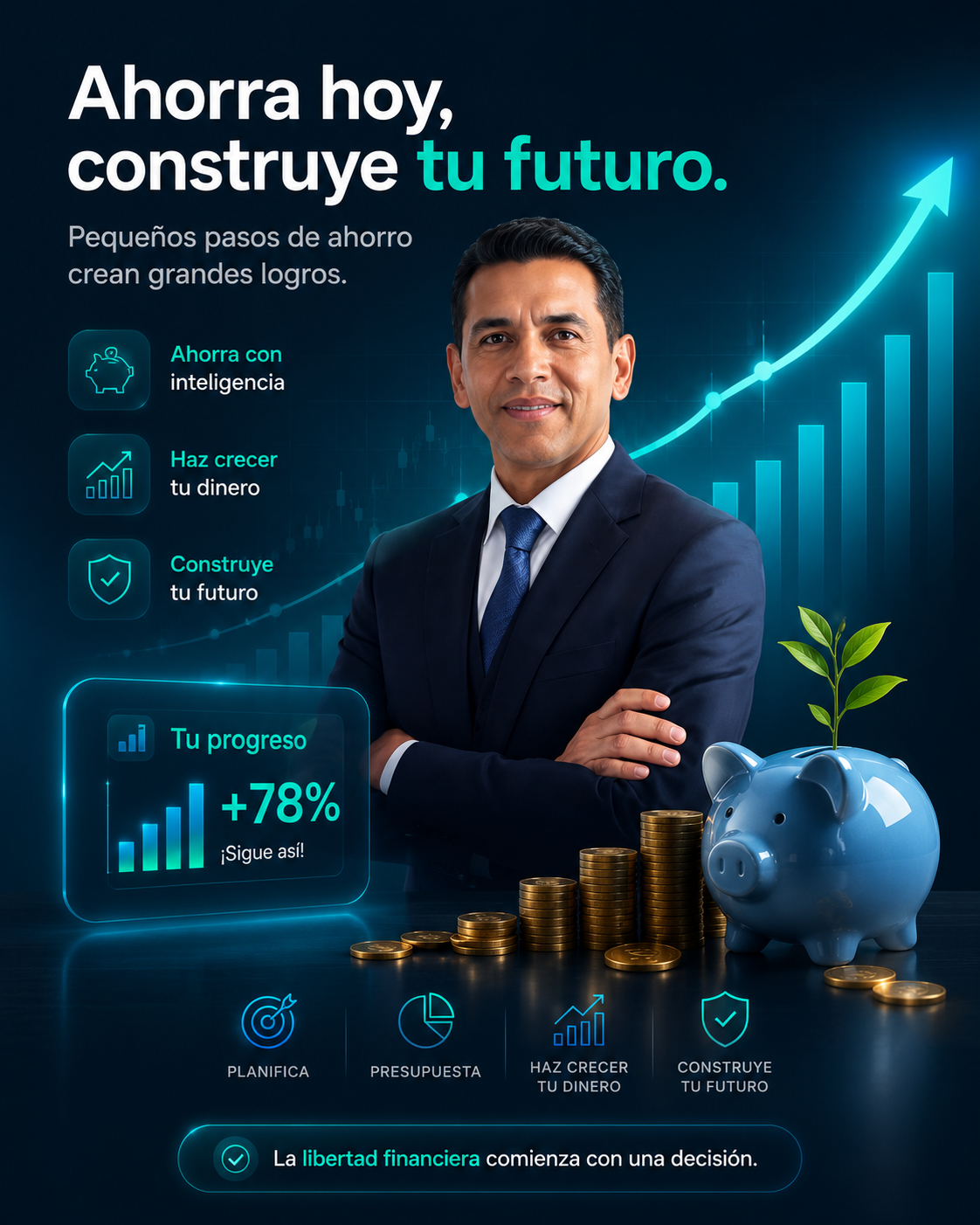 Imagen financiera en alta resolución